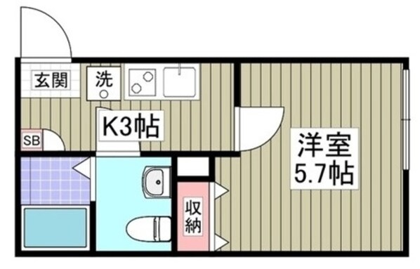 Triniy-緑ヶ丘の物件間取画像